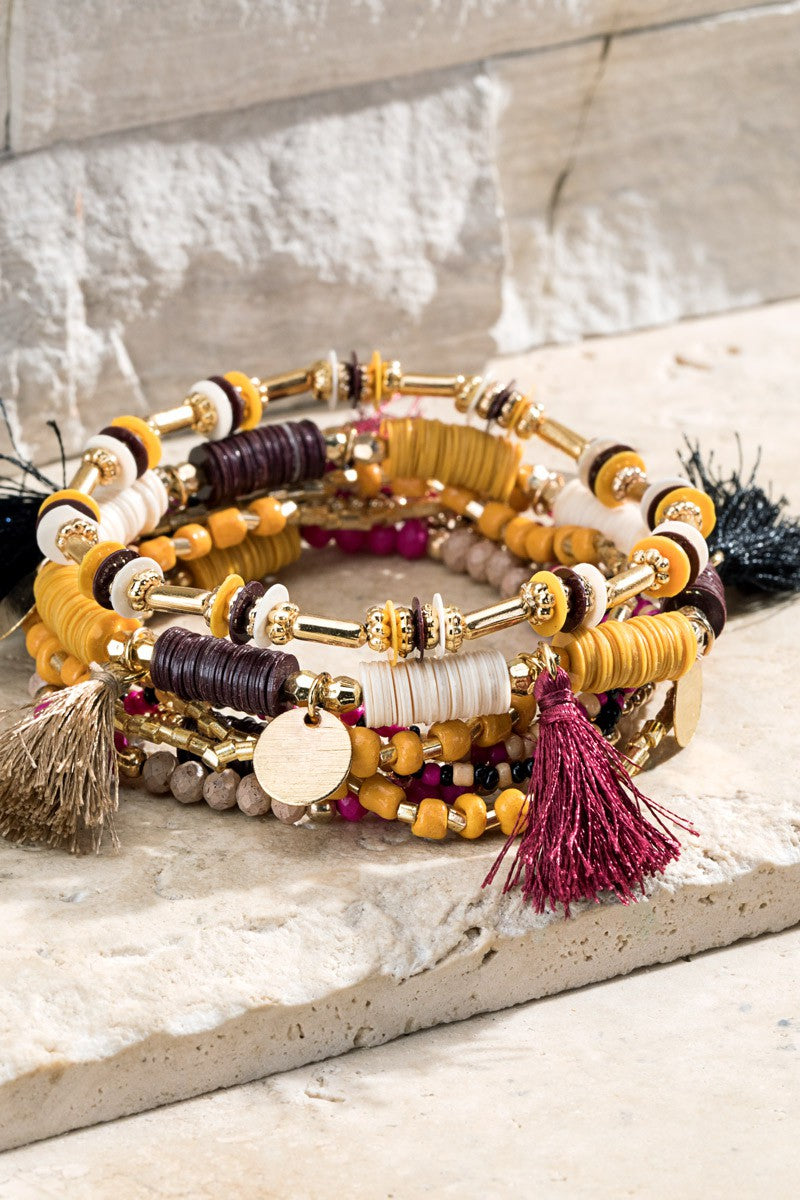 URBANISTA Passion Fruit Bracelet Stack