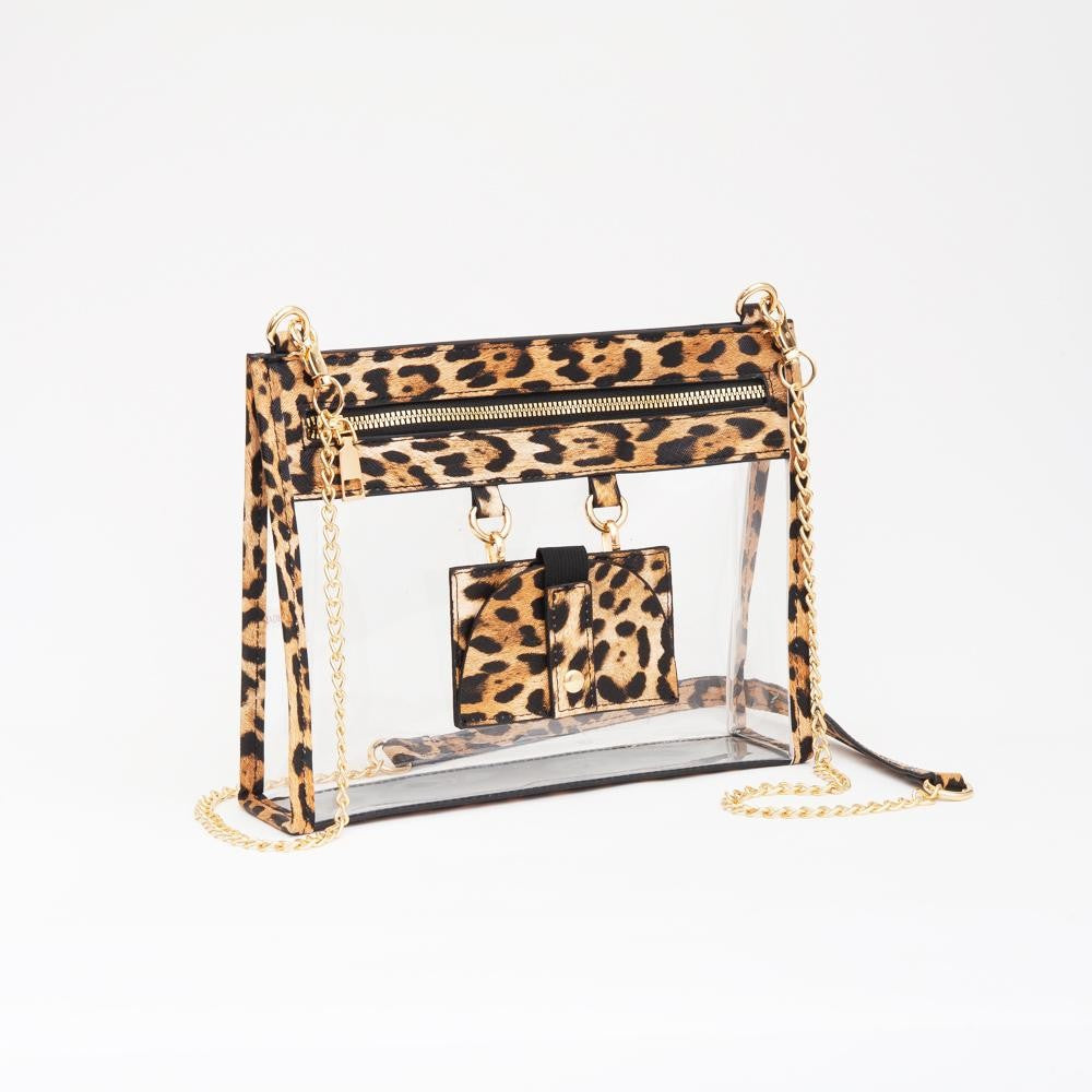 JUDSON Clear Crossbody Bag w/ Sunglass Holder