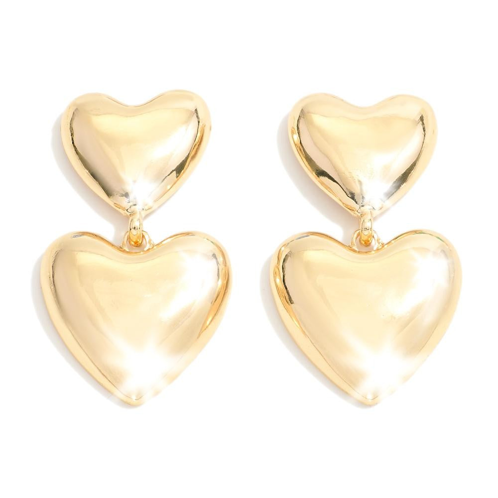 JUDSON Double Heart Earrings