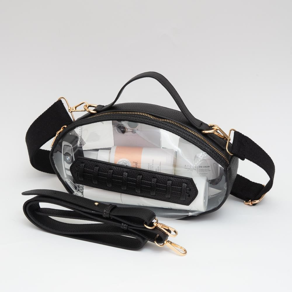 JUDSON Football Clear Crossbody Bag