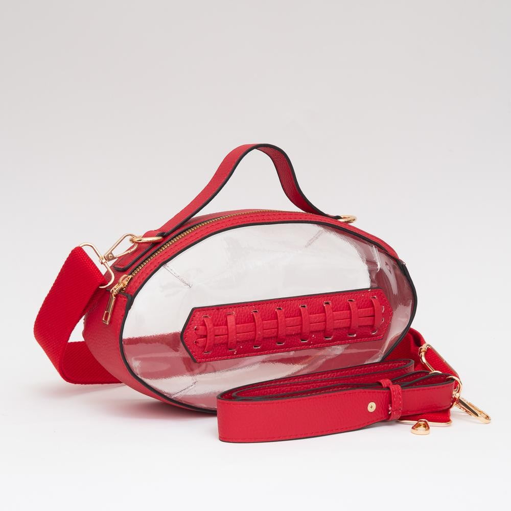 JUDSON Football Clear Crossbody Bag