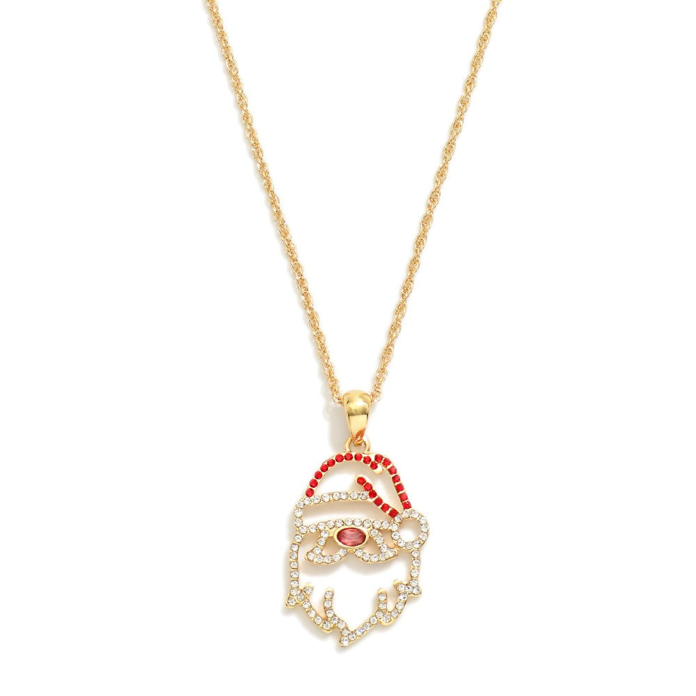 JUDSON Holiday Rhinestone Necklace