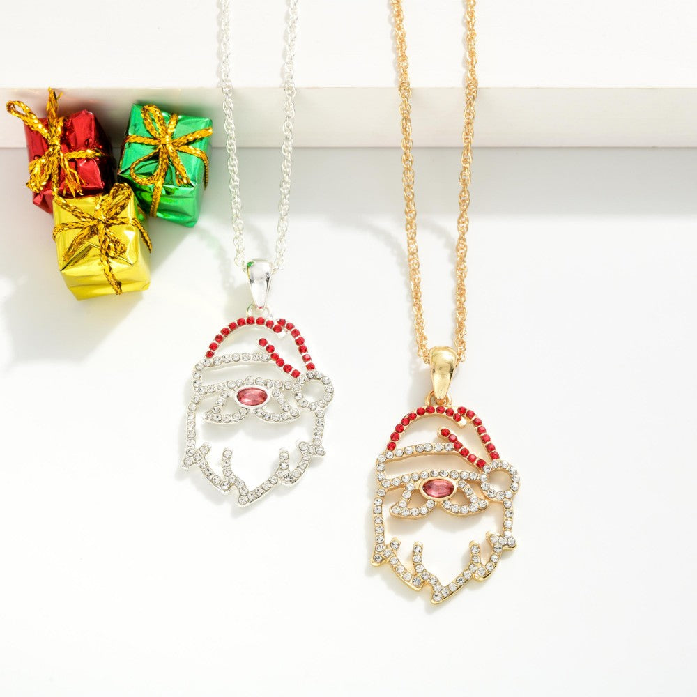 JUDSON Holiday Rhinestone Necklace