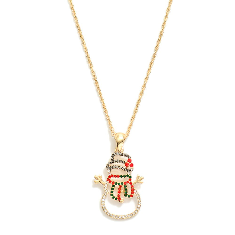 JUDSON Holiday Rhinestone Necklace