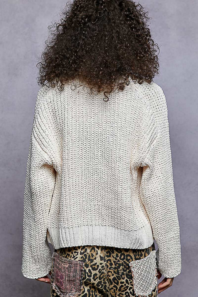 POL Chenille Cardigan