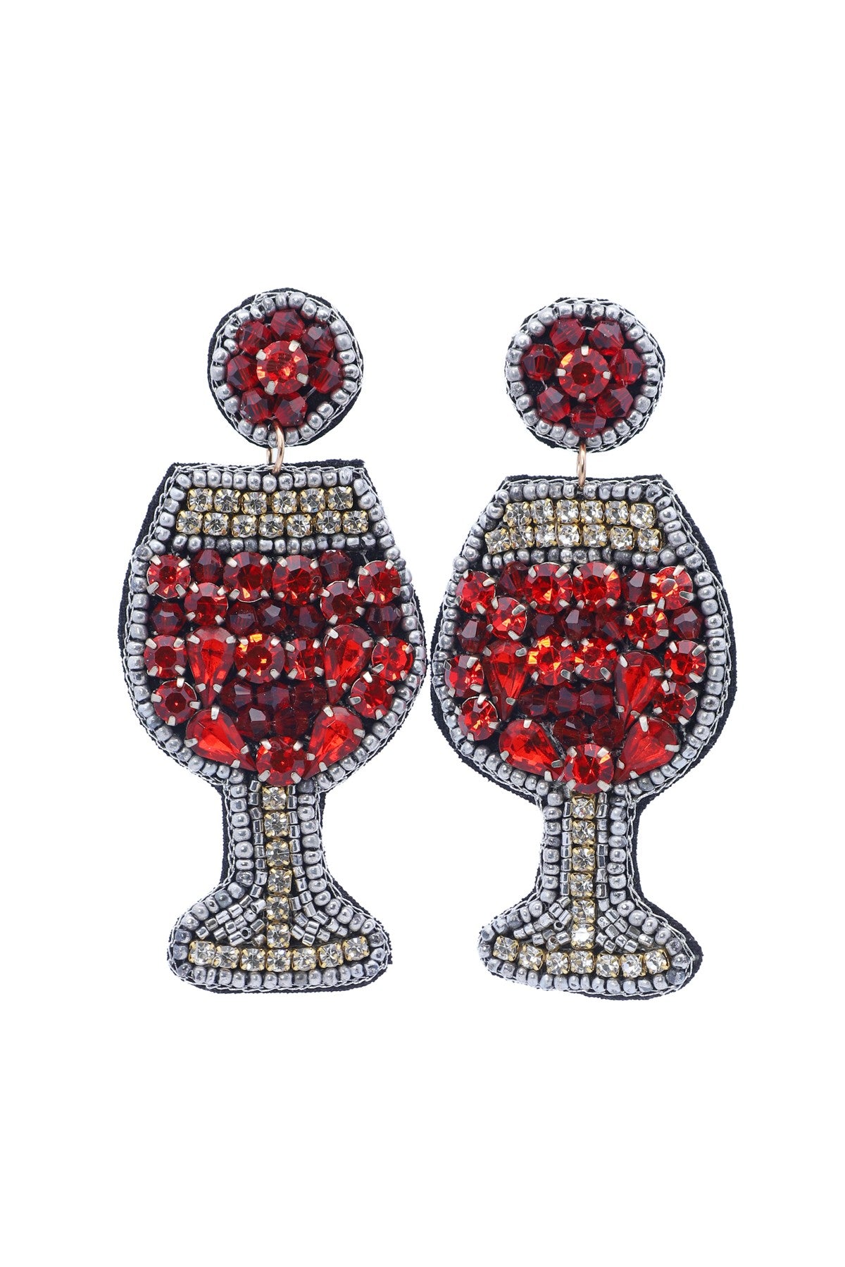 URBANISTA Wine Glass Bead Drop Earrings