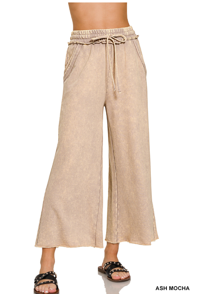 ZENANA Fleece Palazzo Pants