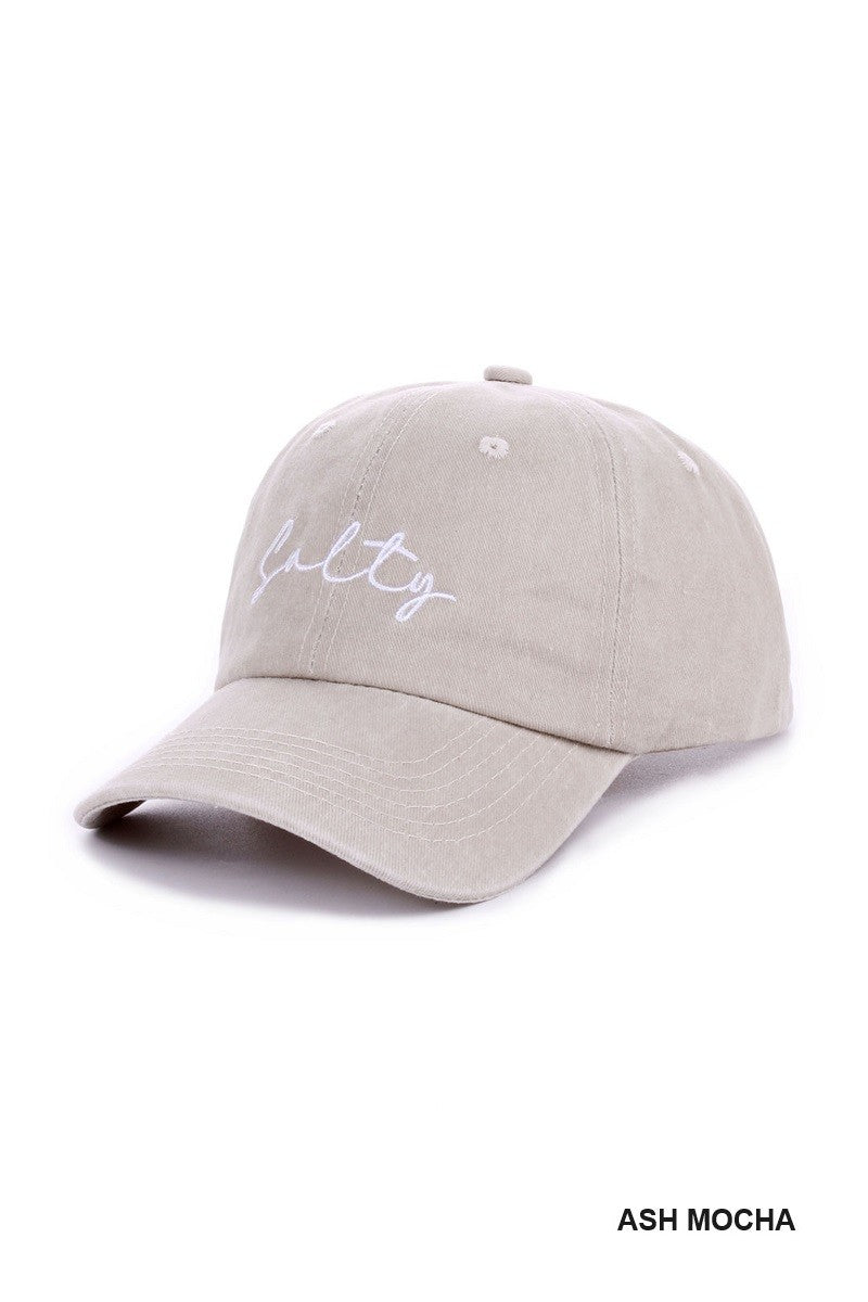 ZENANA Salty Embroidered Vintage Washed Cap