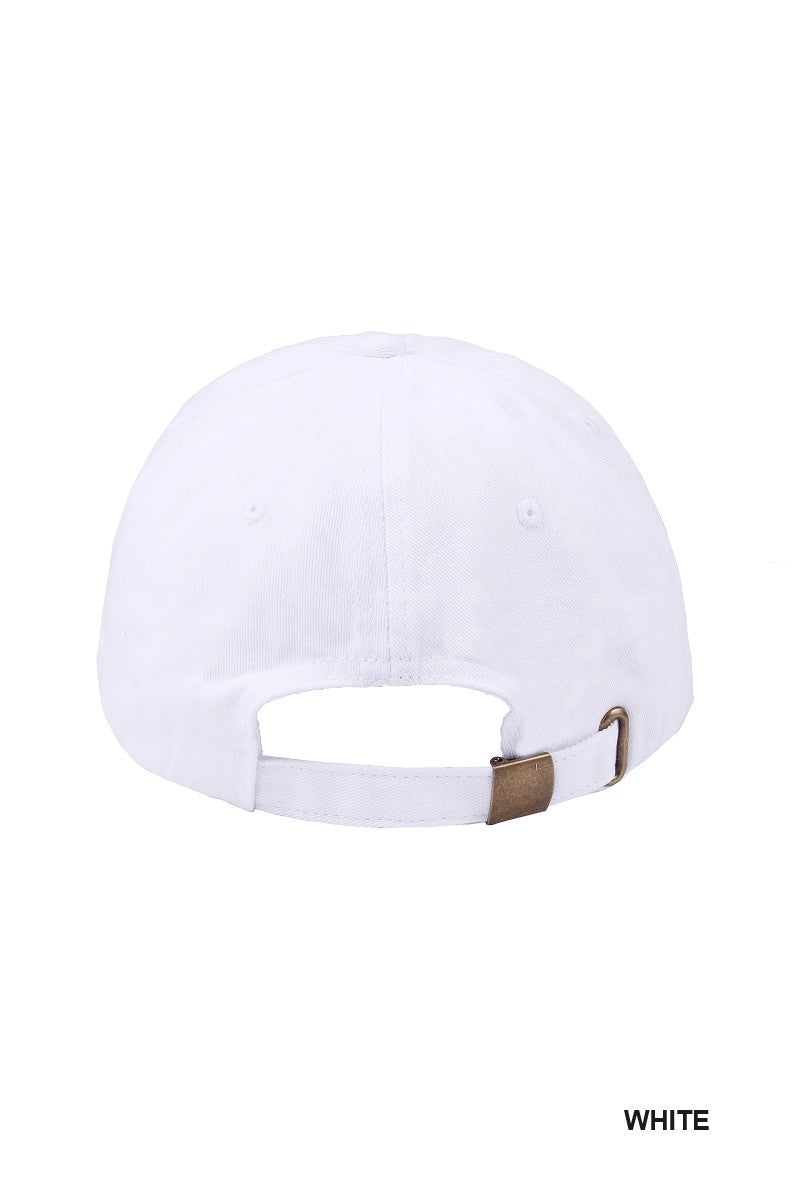 ZENANA Salty Embroidered Vintage Washed Cap