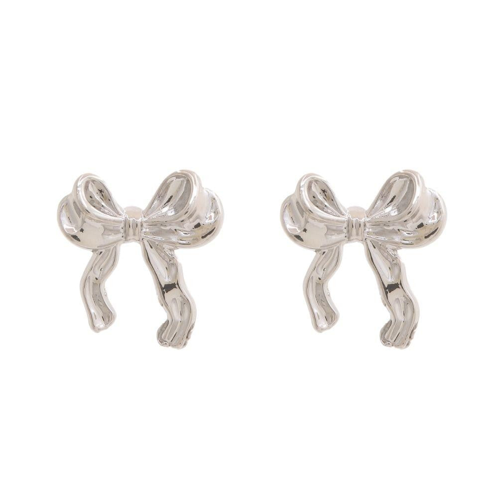 JOBERRY Sodajo Ribbon Bow Post Earrings