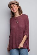 EASEL Plus Lightweight Sweater Top