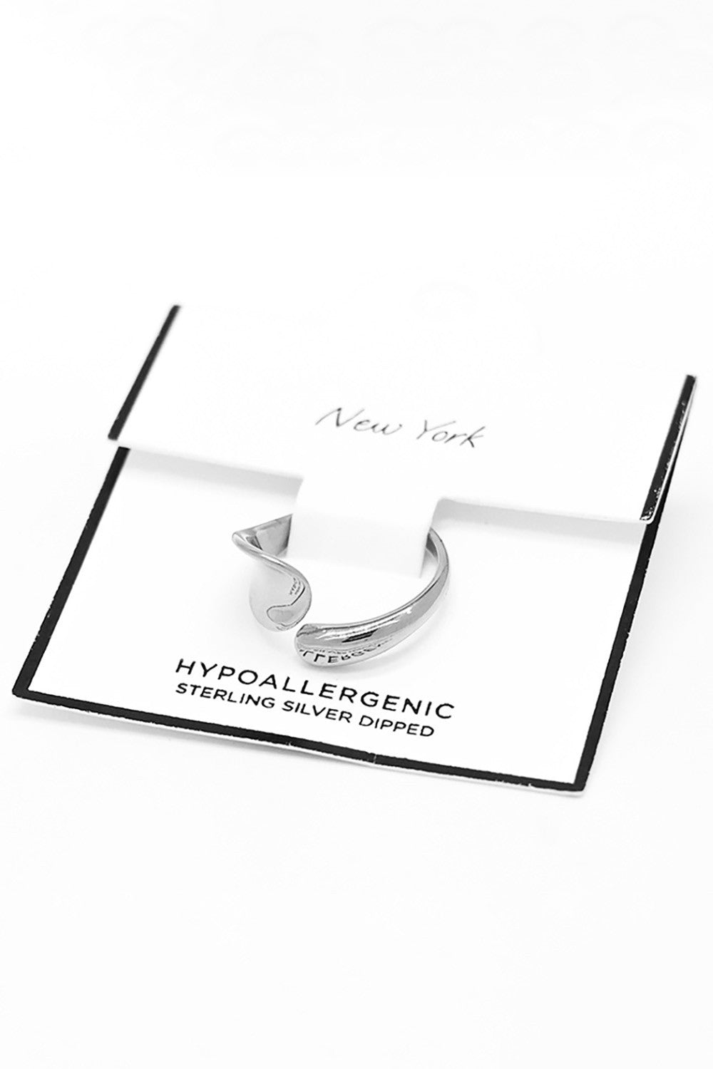 WONA Secret Box Sterling Silver Bold Wrapped Ring