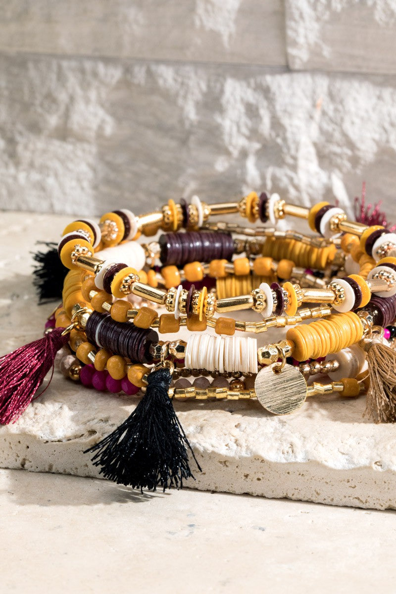 URBANISTA Passion Fruit Bracelet Stack