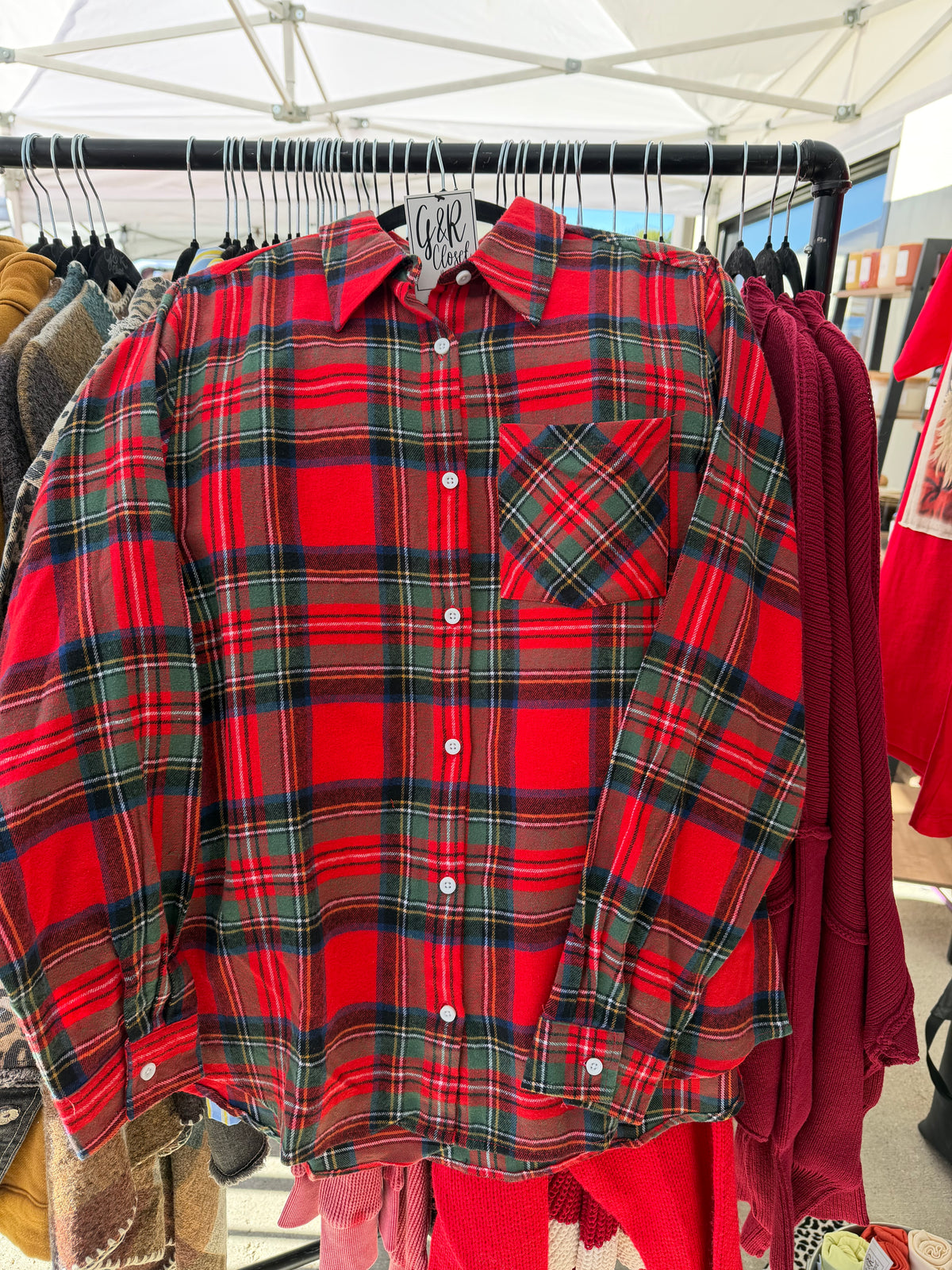 BLING A GOGO Christmas Jolly Flannel