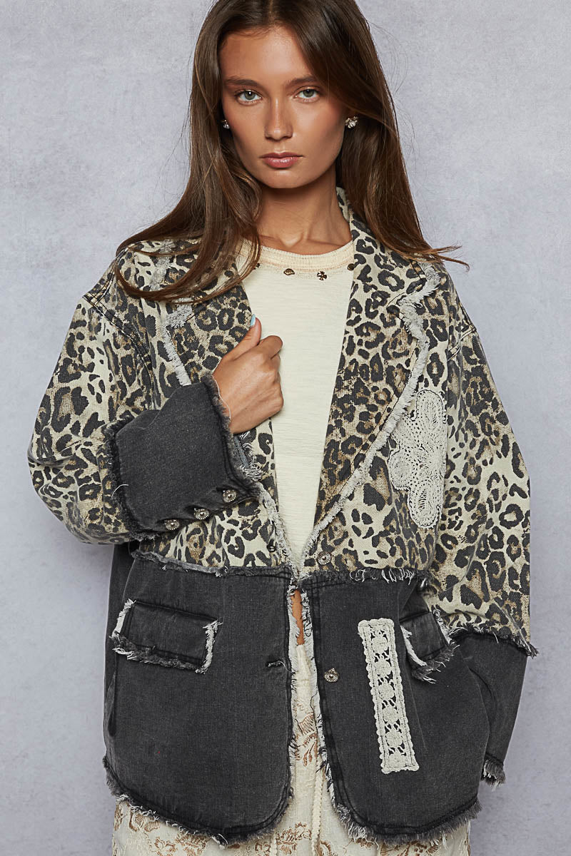 POL Leopard Jacket