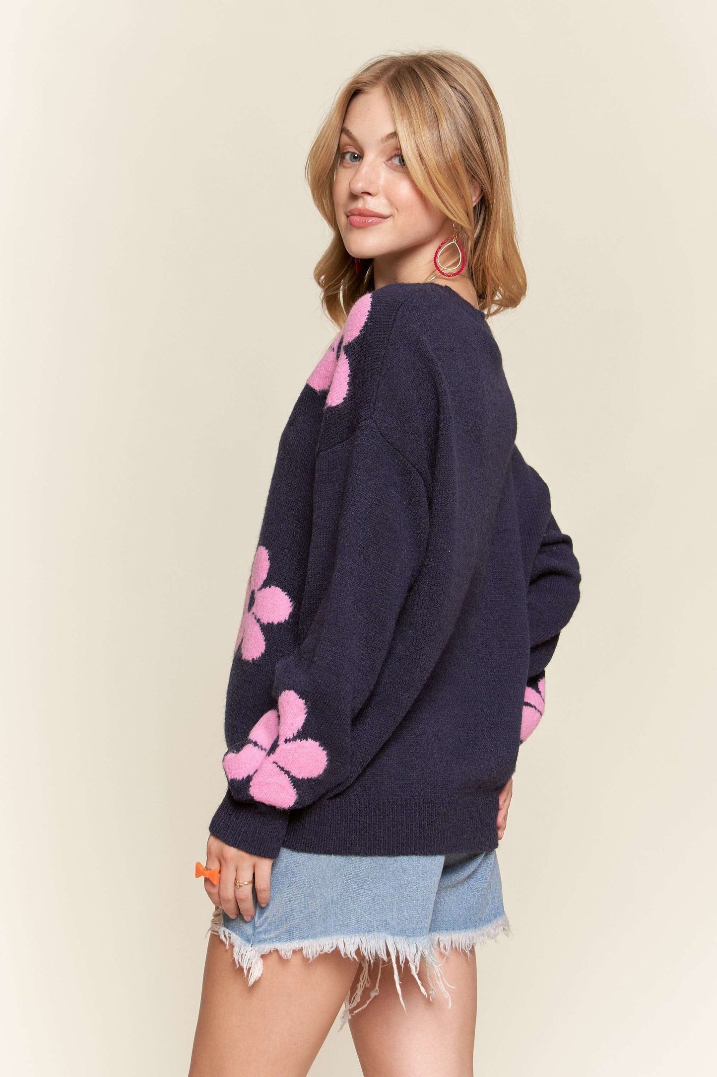 ADORA Plus Floral Sweater