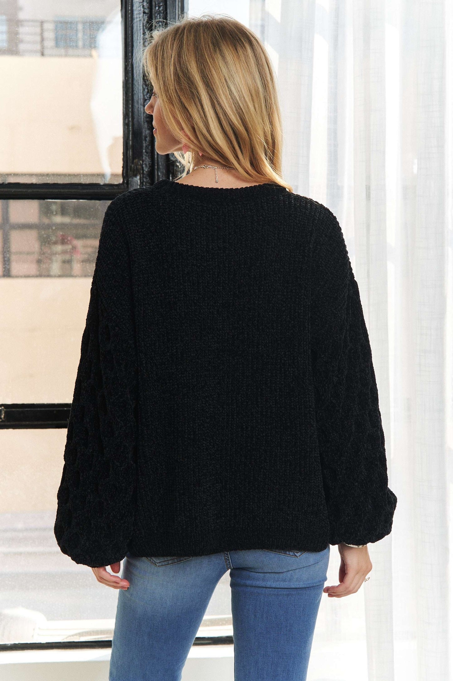 ADORA Plus Puff Sleeve Sweater