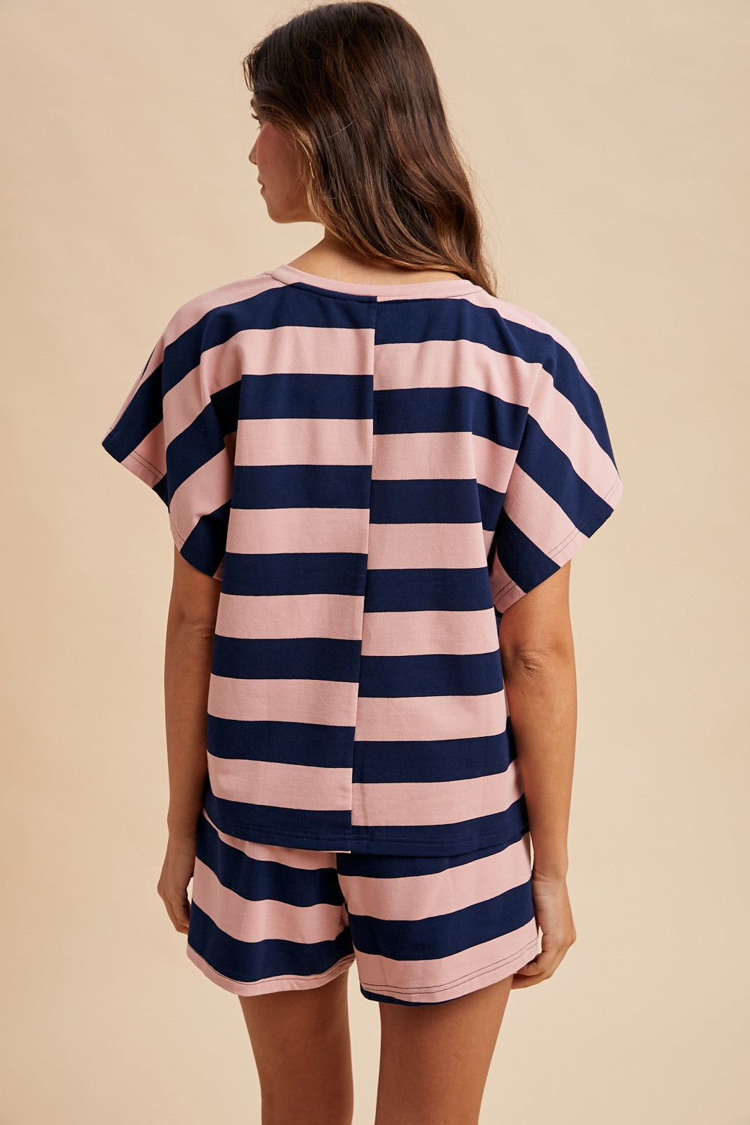 ANNIEWEAR Striped French Terry Set