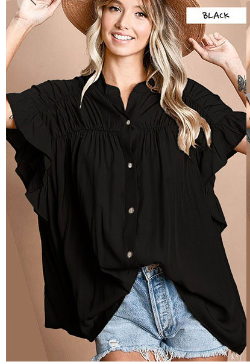 BIBI Loose Fit Boho Top