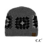 JUDSON CC Crochet Granny Square Beanie