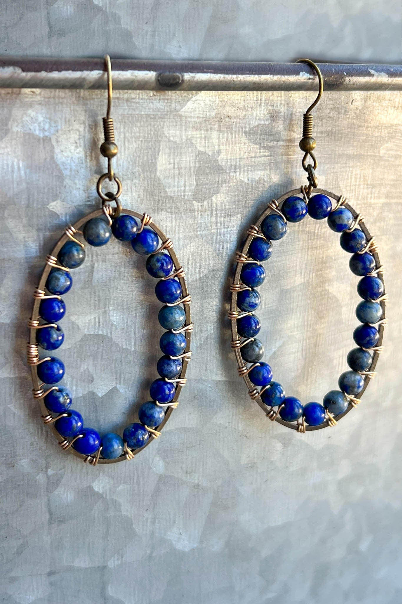 DYLAN Calista Earrings Blue