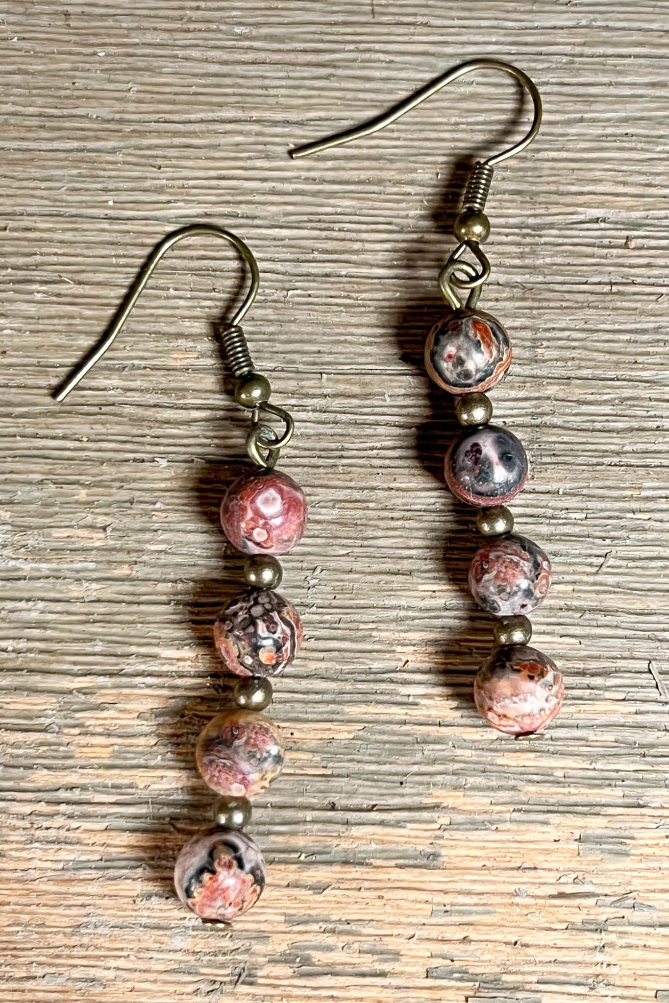 DYLAN Elyse Earrings Rhodonite