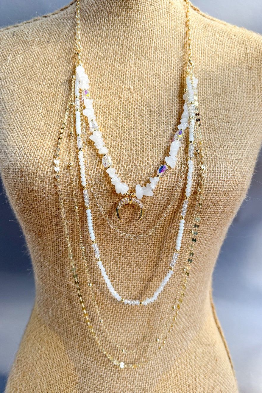 DYLAN Rhodes Ivory Necklace