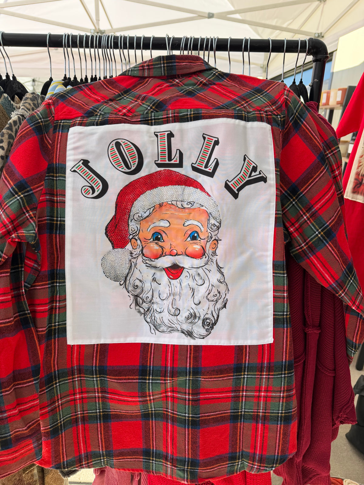 BLING A GOGO Christmas Jolly Flannel