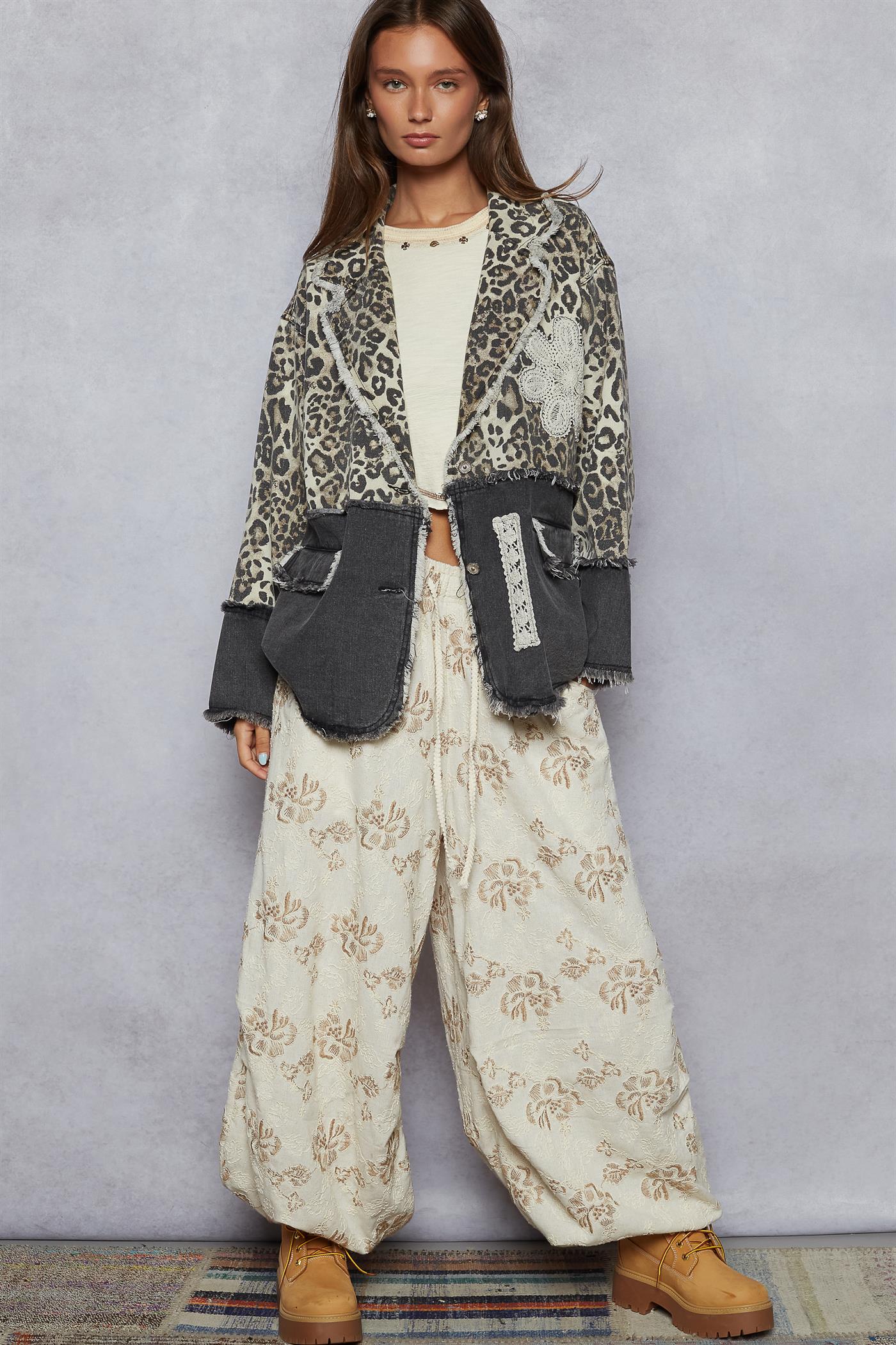 POL Leopard Jacket