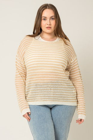 GILLI Plus Round Neck Sweater