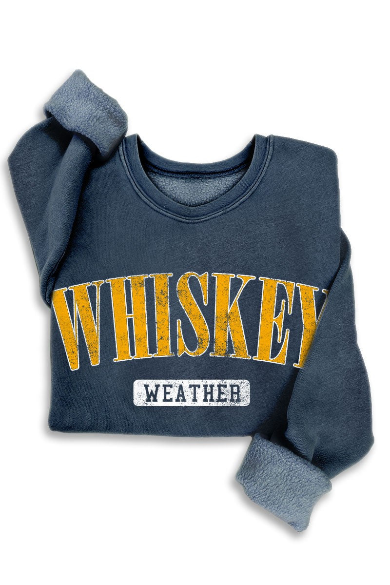 HRT&LUV Whiskey Weather Mineral Sweatshirt