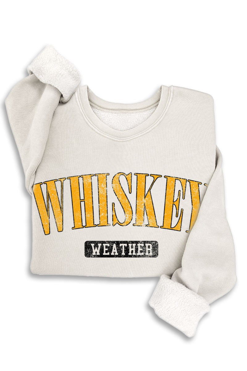 HRT&LUV Whiskey Weather Mineral Sweatshirt