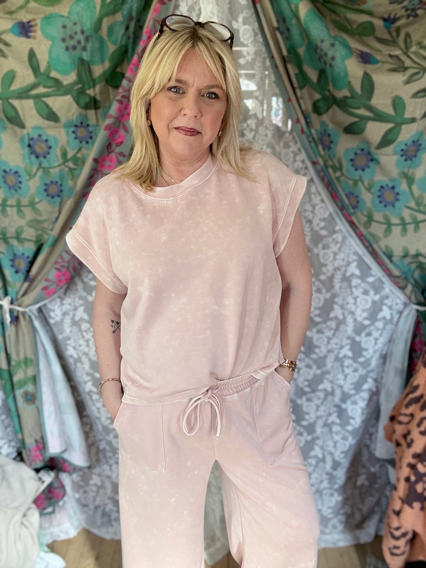 SEWN+SEEN Mineral Wash Scuba Lounge Set