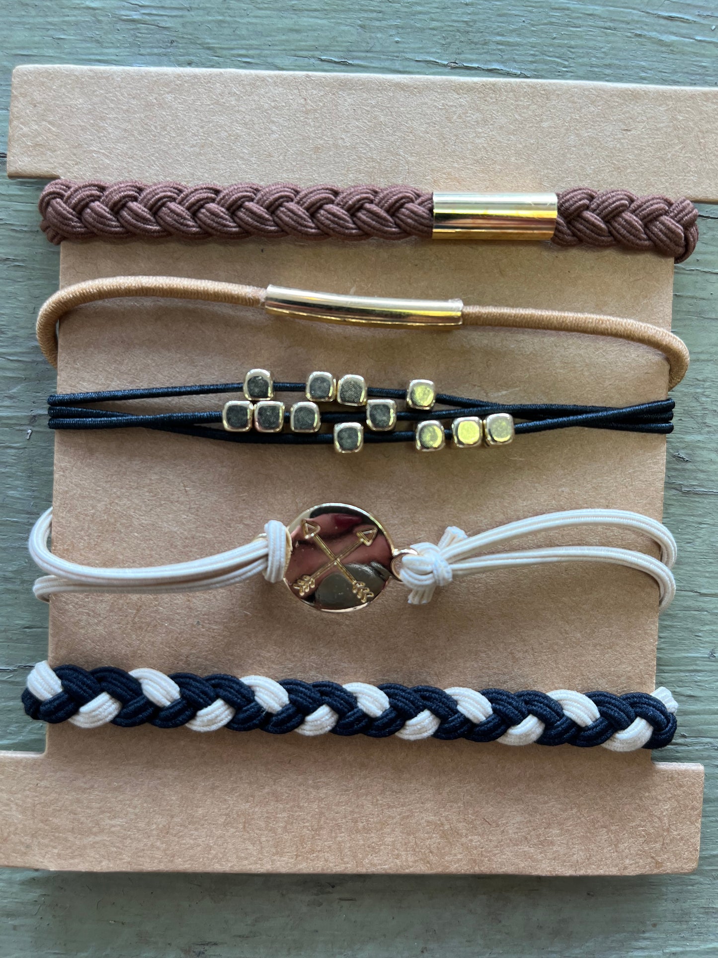 JILLIAN Hair Tie/Bracelet Sets