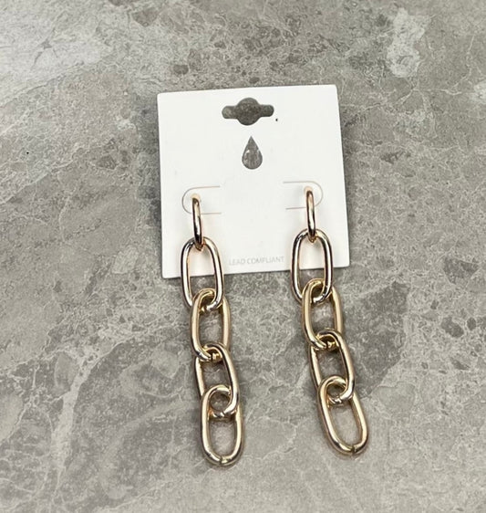 URBANISTA Chain Gold Earrings