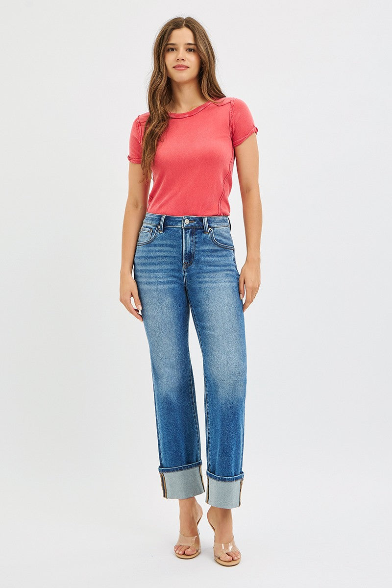 J21 Eleven High Rise Loose Straight Jeans