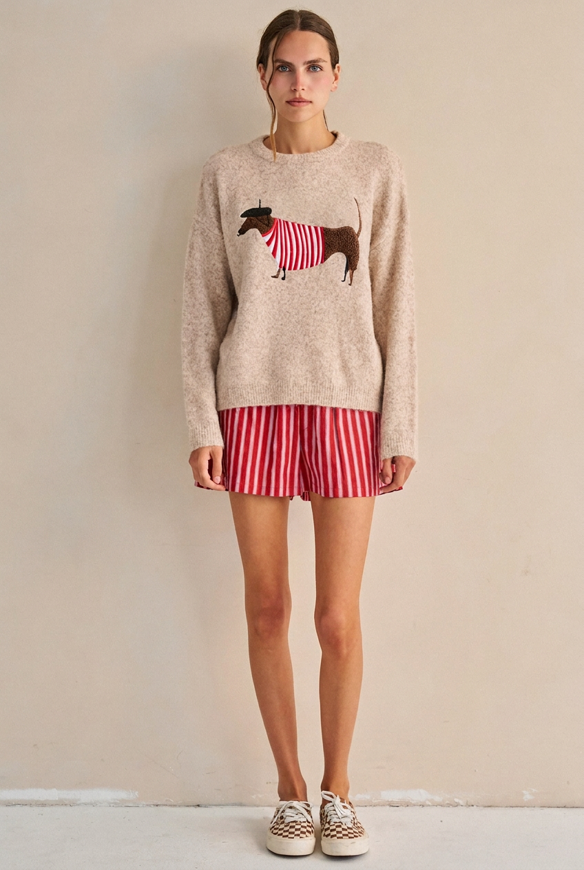 JADE BY JANE Plus Dog Sweater