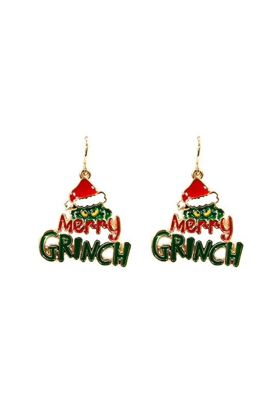 JOBERRY Merry Grinch Christmas Earrings