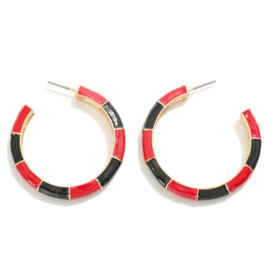 JUDSON Bamboo Gameday Earrings