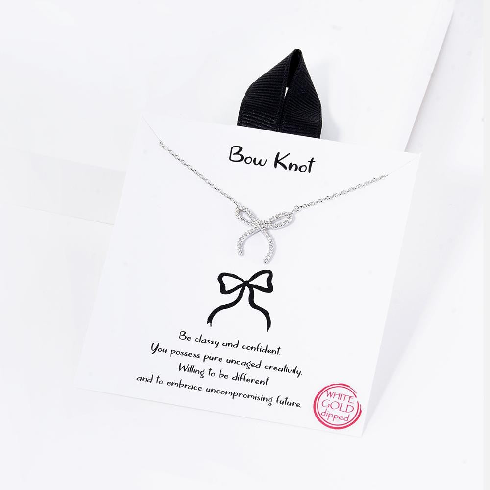 JUDSON Bow Knot Necklace