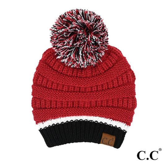 JUDSON CC Game Day Knit Pom Beanie