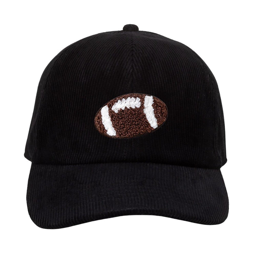 JUDSON Chenille Football Patch Corduroy Cap