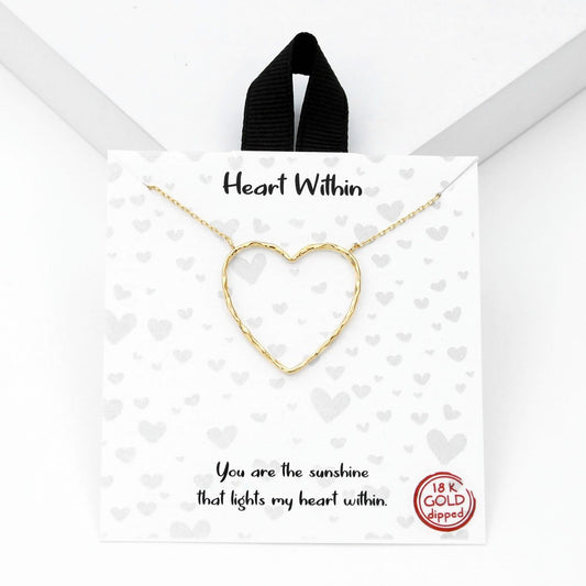 JUDSON Heart Within Necklace