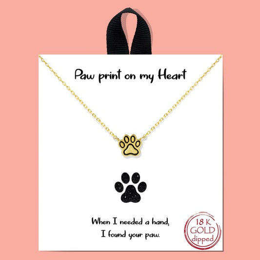 JUDSON Paw Print on My Heart