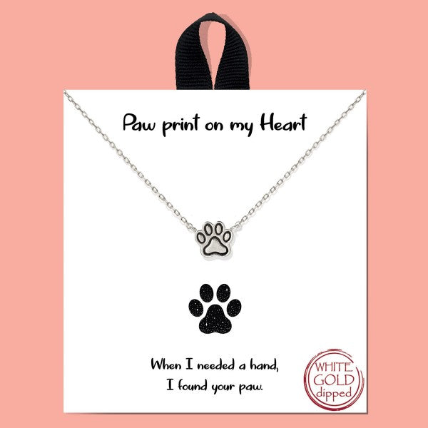 JUDSON Paw Print on My Heart