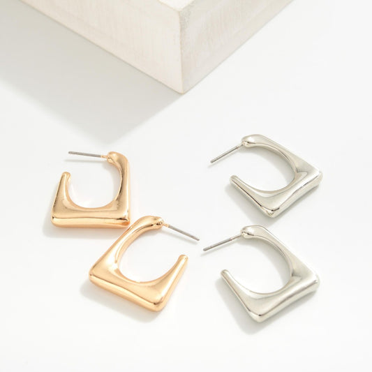 Judson Rounded Square Earrings