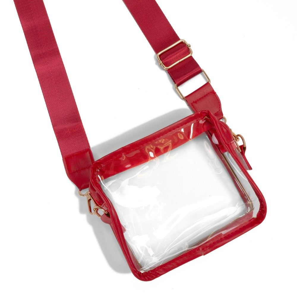 JUDSON Clear Square Cross Body Bag