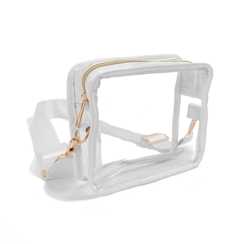 JUDSON Clear Square Cross Body Bag