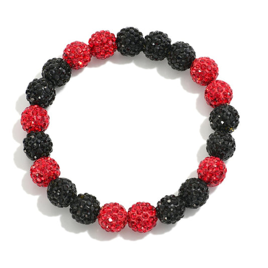JUDSON Two Tone Rhinestone Bracelet