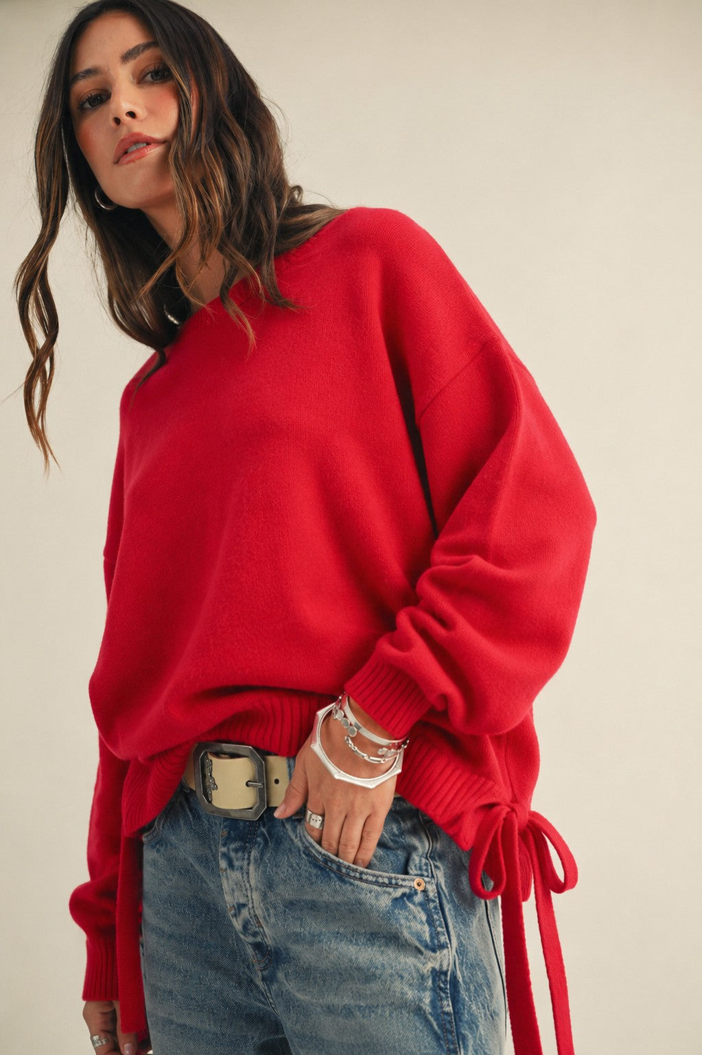 LOVLOV Red Sweater